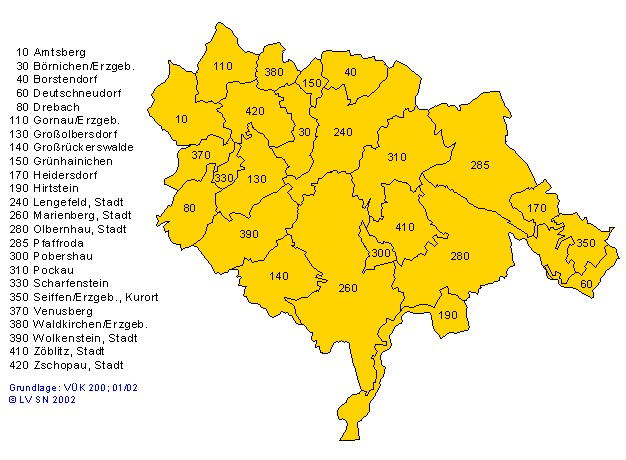 Regionaldaten Gemeindestatistik Sachsen