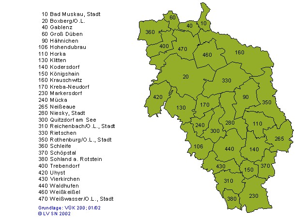 Regionaldaten Gemeindestatistik Sachsen