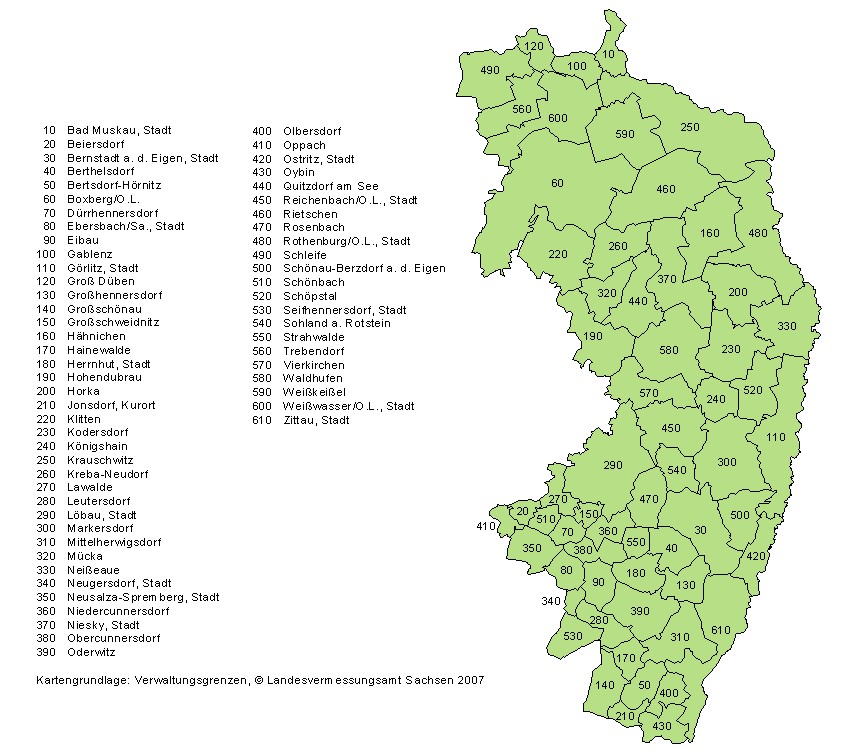 Regionaldaten Gemeindestatistik Sachsen