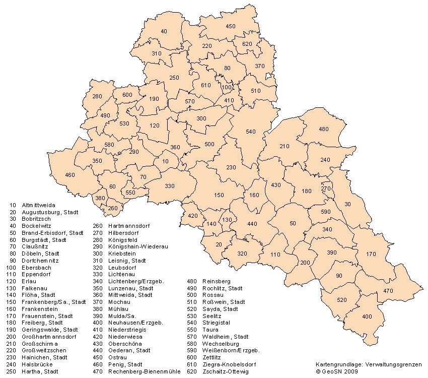 Regionaldaten Gemeindestatistik Sachsen